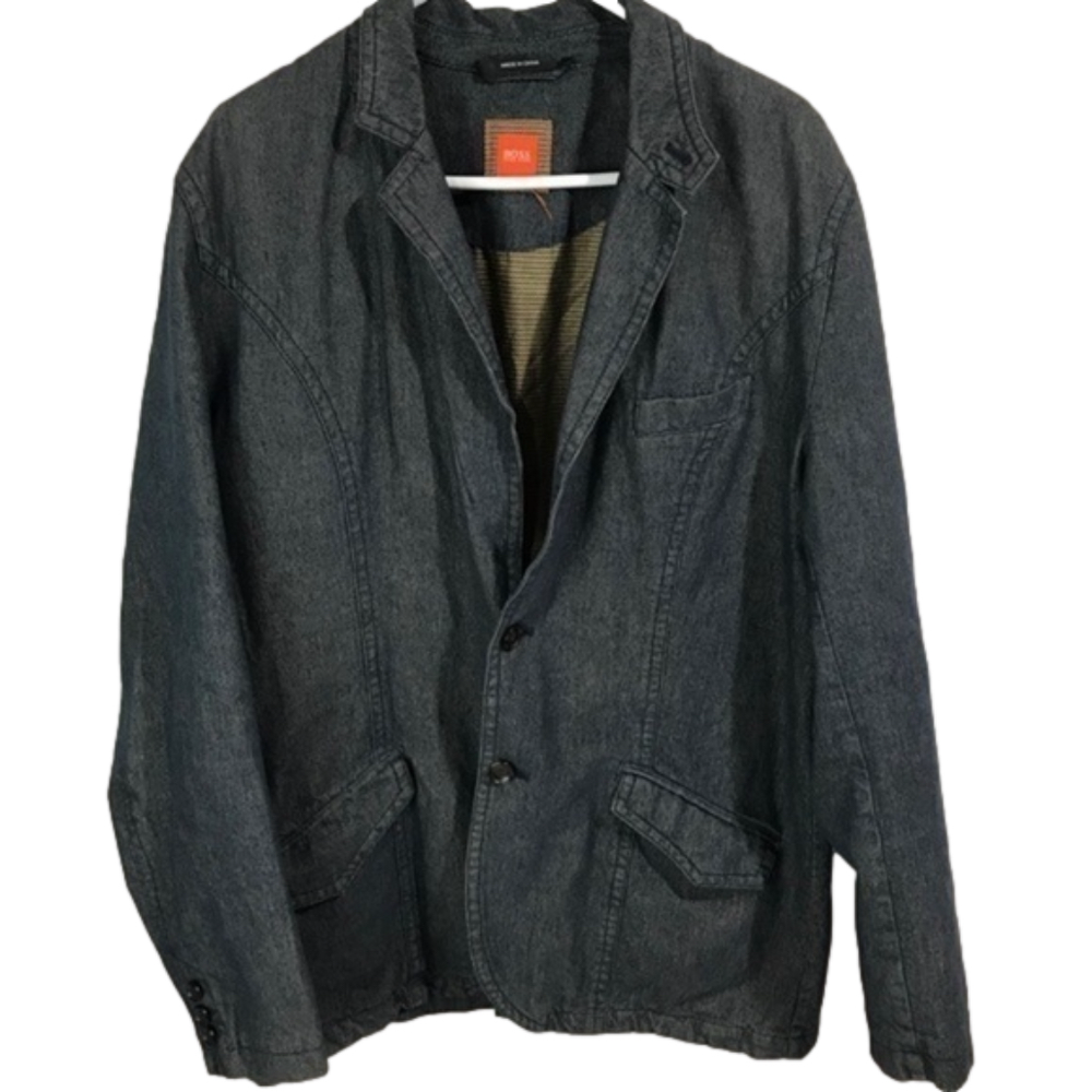 Hugo Boss Orange Bait Men's Blue Blazer Sport Coat